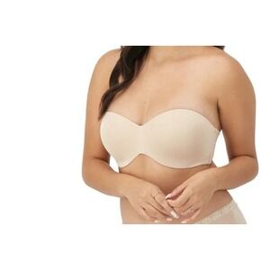 NWT WOMEN Nude 42C MAIDENFORM STRAPLESS LIFT UNDERWIRE BRA STYLE #‎ SN0004